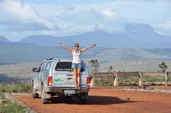 Mirante dos tepuis, na Gran Sabana, na Venezuela